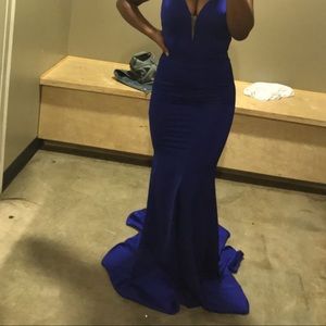 Blue prom dress for sell!! Only worn once